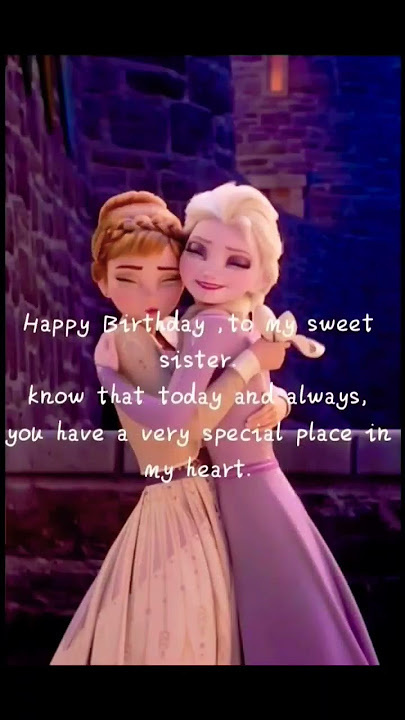 Cute birthday wishes for sister / Beautiful birthday mesage for sister / Sister's birthday quotes🤩