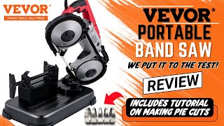 Vevor Portable Band Saw | We Put it to the Test with Pie Cuts! | Product Review