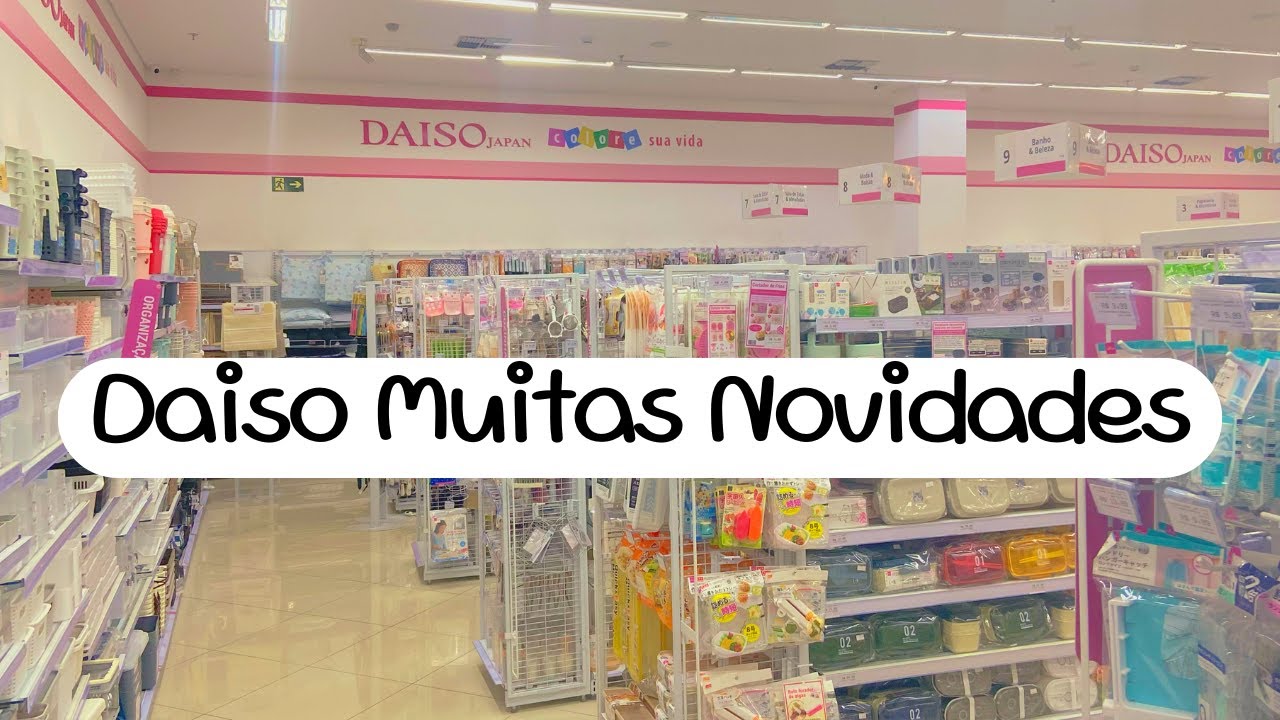 TOUR COMPLETO NA DAISO, PREÇOS, ITENS FOFOS E TODAS AS NOVIDADES DA LOJA