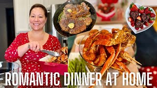 ROMANTIC DINNER DATE NIGHT AT HOME || Date night ideas, Seafood Boil screenshot 2