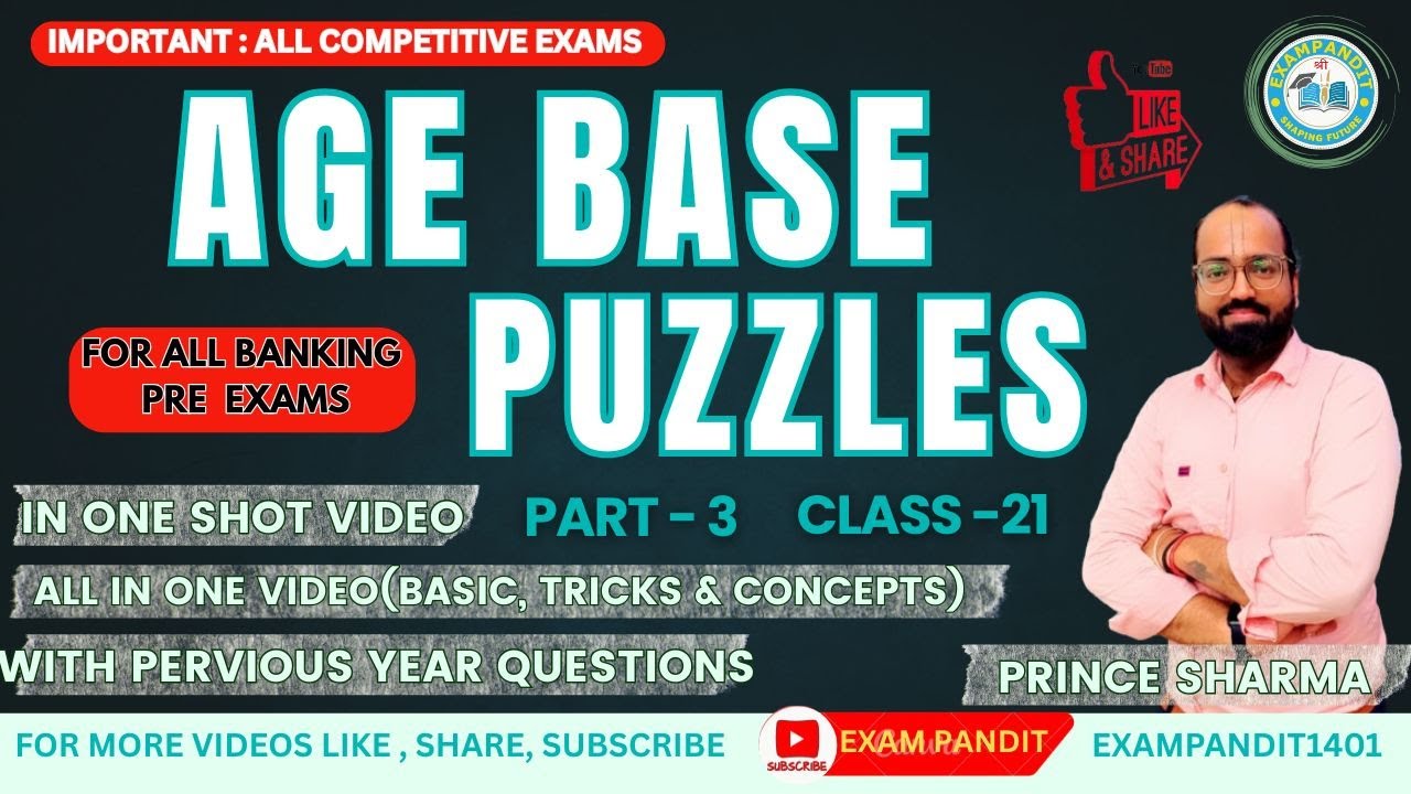 AGE BASE PUZZLES FOR BANKING|