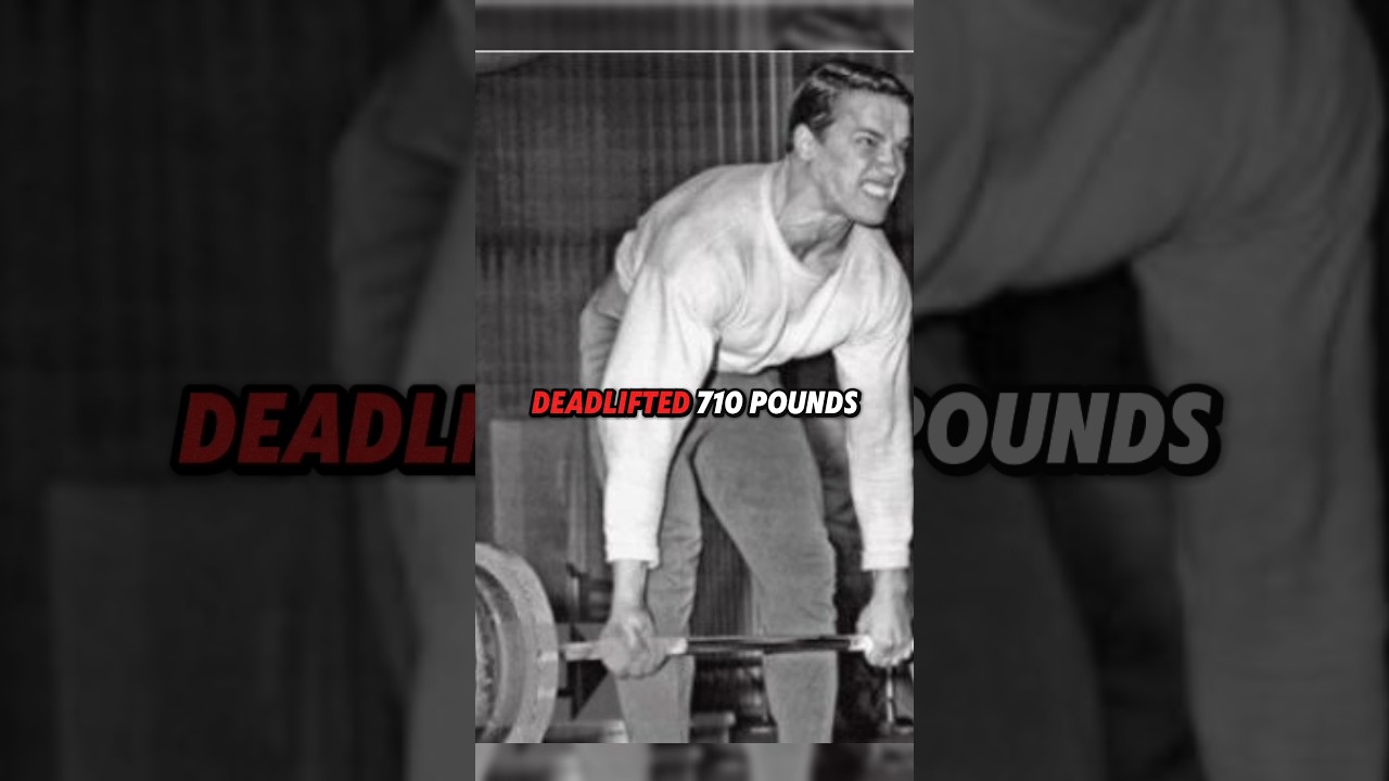 Young Schwarzenegger's STRENGTH 💪💪 