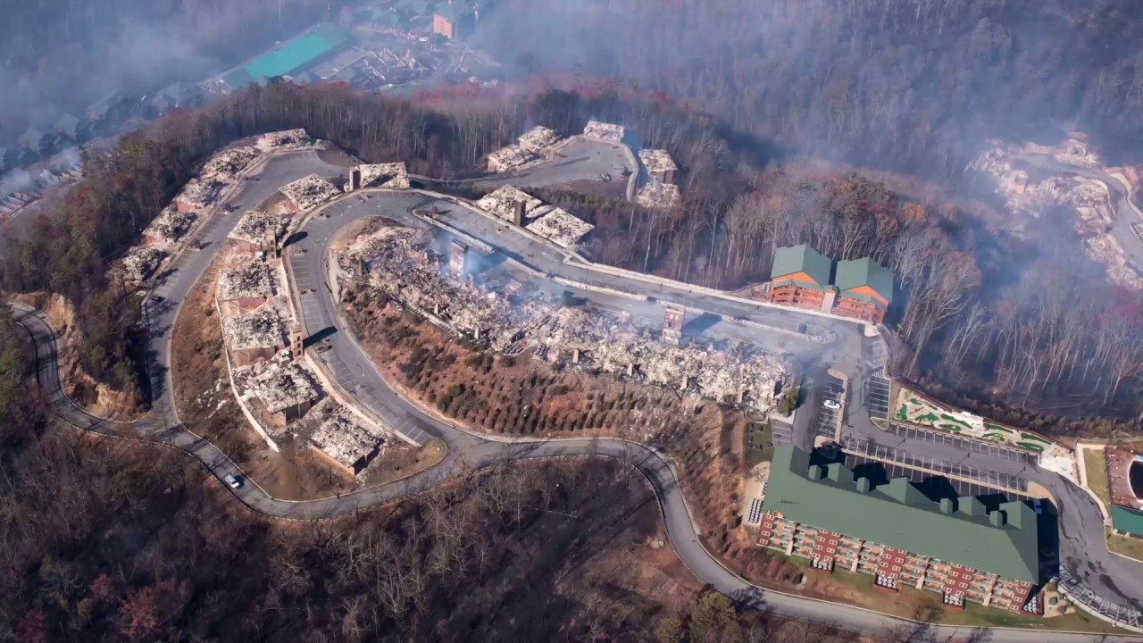 Gatlinburg Tennessee Location Fires