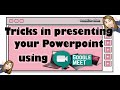 How to present your PowerPoint Presentation in Google Meet while seeing your students