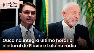 Ouça na íntegra o último horário eleitoral de Flávio e Lula, que tem sertanejos, Janones e ataques
