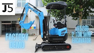 JoyT5 JT5200 2 Ton Mini Excavator Factory Demo