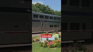 Amtrak Freedom 250 leading and leaving La Crosse!