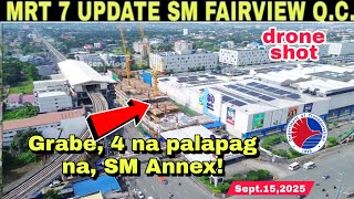 Grabe,4 na palapag na,SM annex!MRT 7 UPDATE SM FAIRVIEW|MINDANAO AVE.STATION|Sept.15|buildbettermore