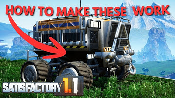How to Set Up Tractors in Satisfactory (Beginner Guide)