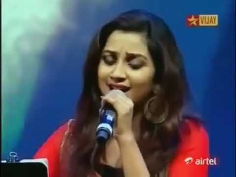 Shreya ghoshal performance in vijay tv