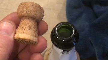 how to open bottle of champagne WITHOUT spraying everywhere