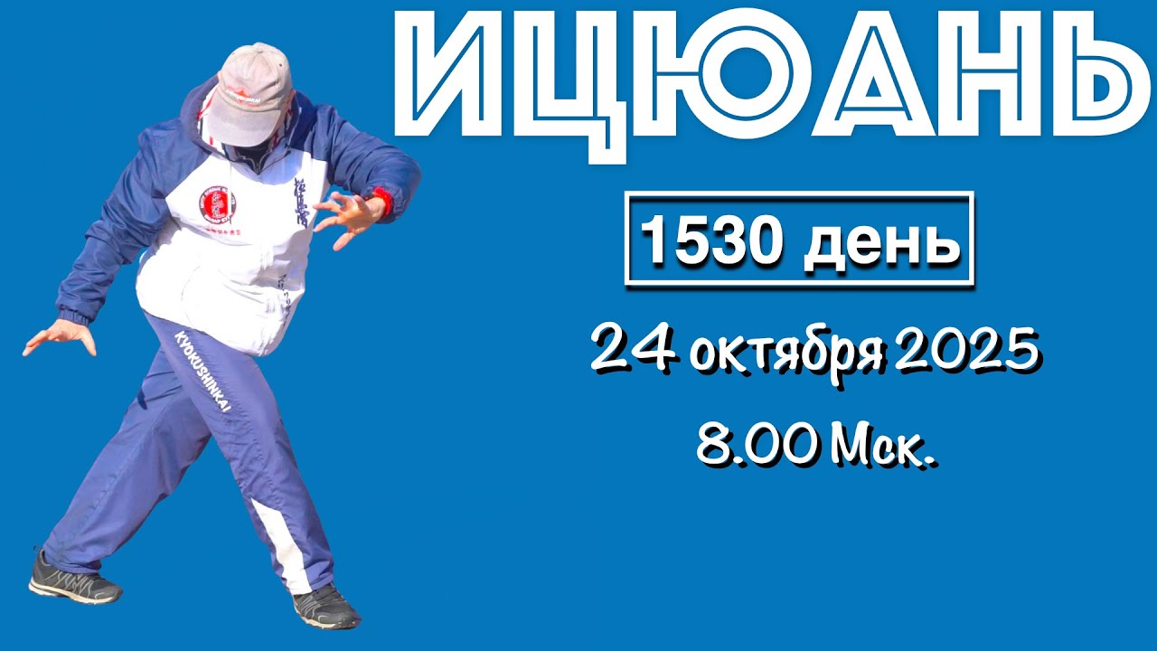 Ицюань (1530 день) Ченбао и Хуньюань Чжуан / Няо Нань Фей / Удары кулаками / Кёкусинкай (24.10.25)