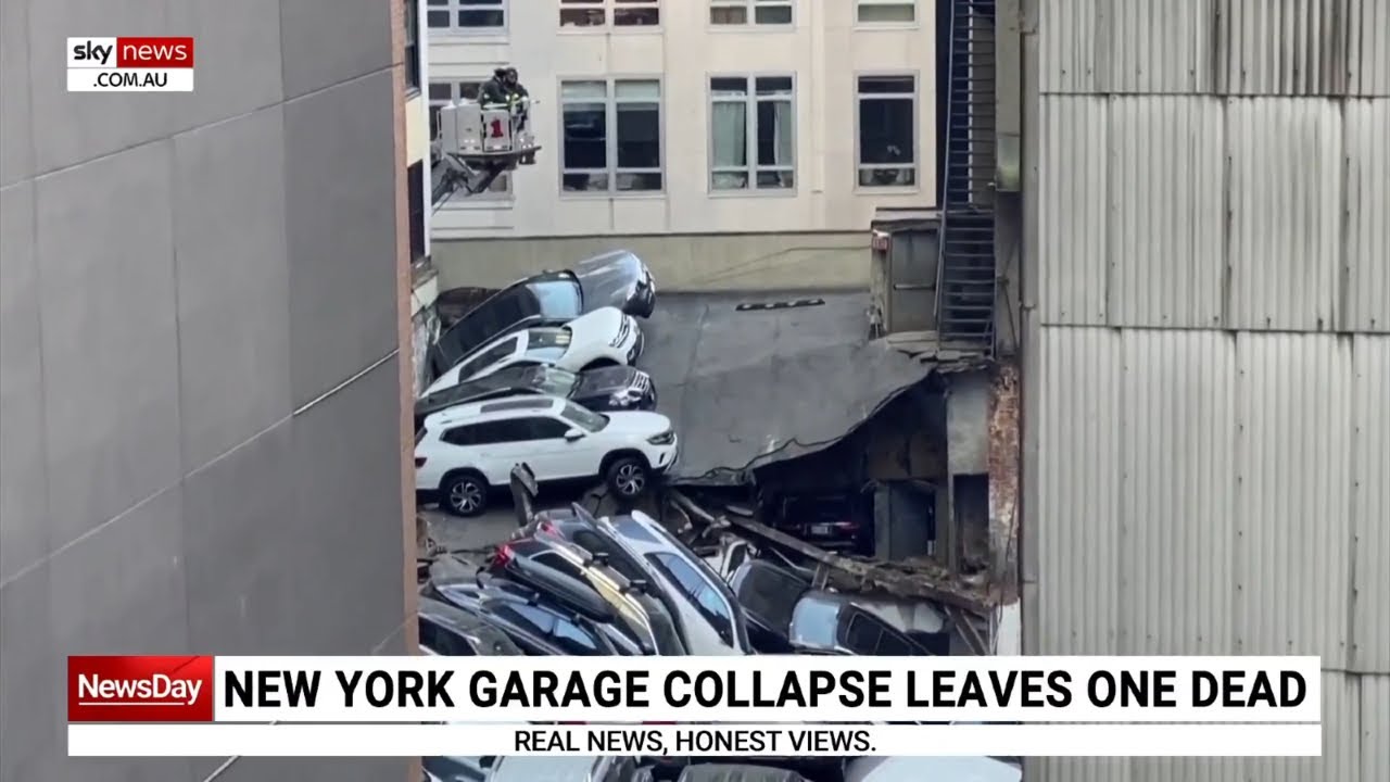One person dead after multi-storey car park collapse in New York City