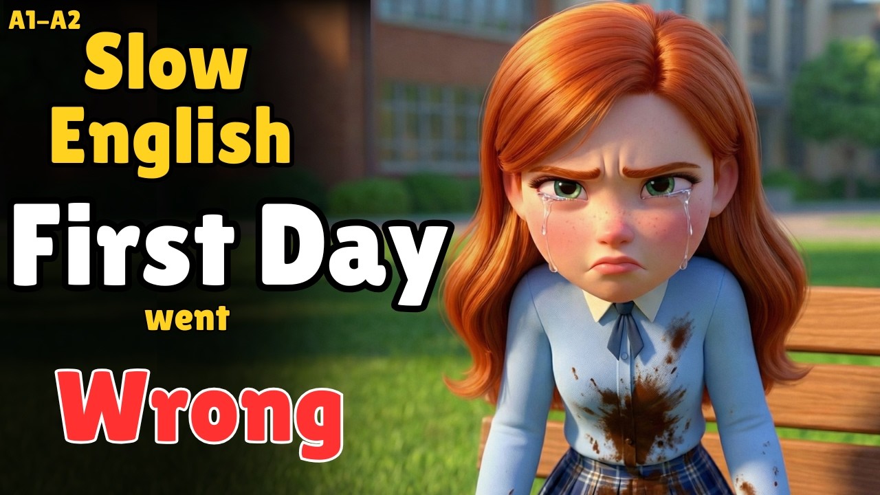 My First Day at a New School Went Wrong | English Listening for Beginners A1-A2 |