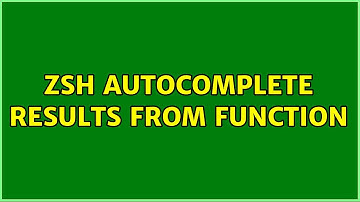 zsh autocomplete results from function