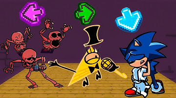 FNF Character Test | Gameplay VS Playground | Atrocity | Bill Cipher | Fleetway Sonic