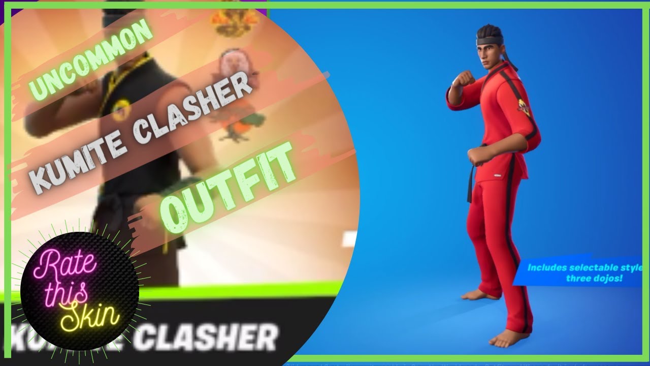 Kumite Clasher Outfit Fortnite [Uncommon]