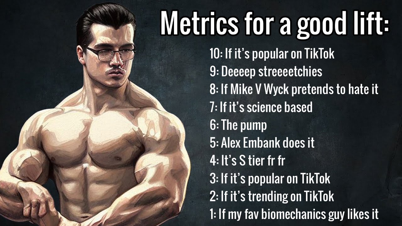 My Top 10 Metrics for Picking Lifts (@NaturalHypertrophy response)
