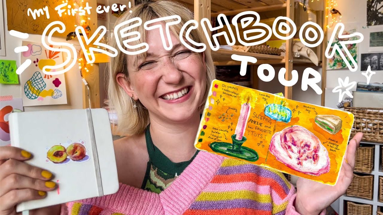 My very fist SKETCHBOOK TOUR ‿ | Sep 2022 - Mar 2023 - YouTube