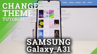 How to Change Look of Samsung Galaxy A31 – Access Theme Settings screenshot 1