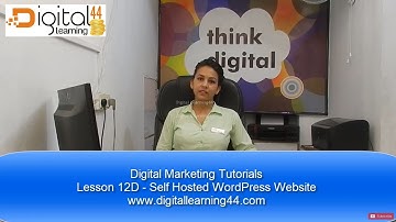 Lesson 12C/12 - Self Hosted Wordpress Website (Add text widget in sidebar, Add images in sidebar)