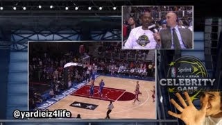 J. Cole Alley-oop From Kevin Hart NBA Celebrity All Star Game 2012! (Drake Arm) Reaction