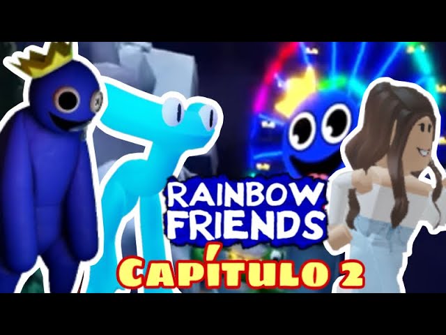 CONSEGUI ME ESCONDER DO AZUL BABÃO NO ROBLOX!! (Rainbow Friends