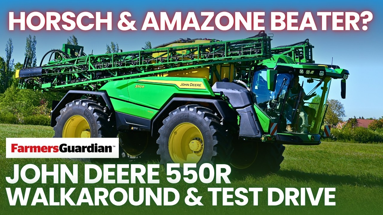 John Deere 550 ベーラー 農業機械 The NEW John Deere 550R | First Drive & Walkaround | Can It
