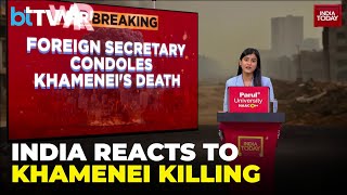 India Signs Condolence Book For Khamenei, Reaffirms Neutral Stand And Calls For Dialogue