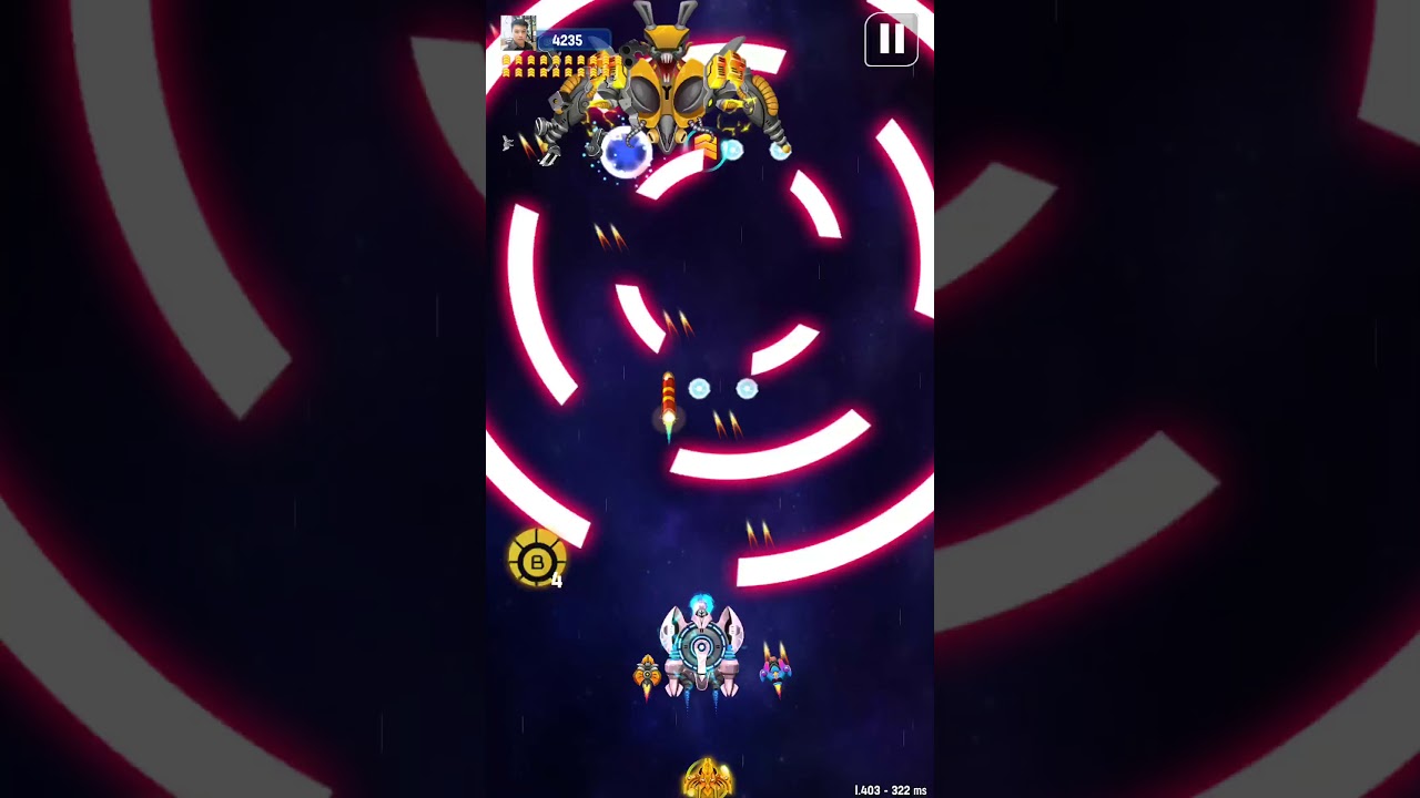 Space Shooter Galaxy Attack: Sét Bạc Đánh Cấp Độ Trùm 22 Ác Mộng | Hoàng Hải 2019