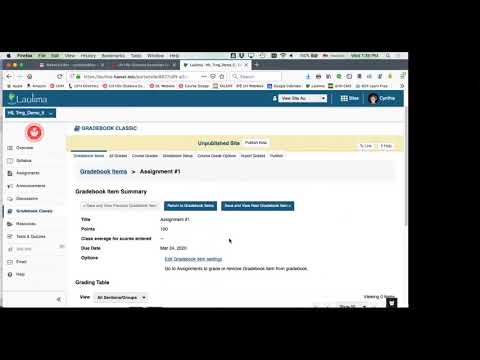 Remote Teaching & Learning - Setting Up Your Online Gradebook on Laulima
