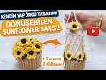 Sunflower Örgü BUKET ÇANTA Yapımı Bölüm:1 Daire ÇANTA TABANI Yapımı