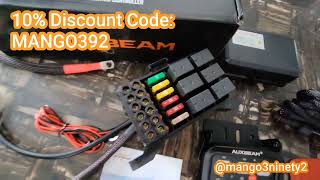 AUXBEAM: 6 Gang LED Switch Panel Automatic Dimmable function Slim Touch-Discount Code @mango3ninety2