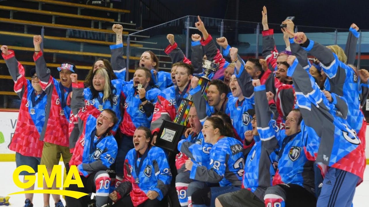 Hockey team made up of trans and nonbinary people compete pic