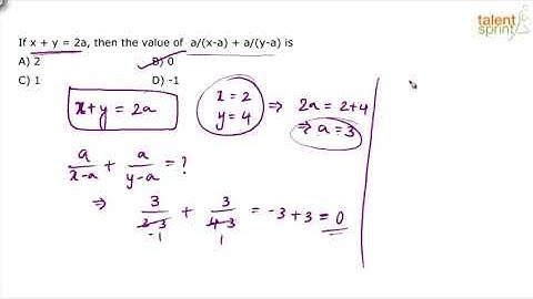 Algebra | Additional Example 25 and 26 | Quantitative Aptitude | TalentSprint Aptitude Prep