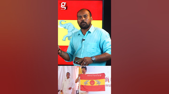 Vijay😯TVK கட்சி கொடிக்கான அர்த்தம் இதுதானா 🔥