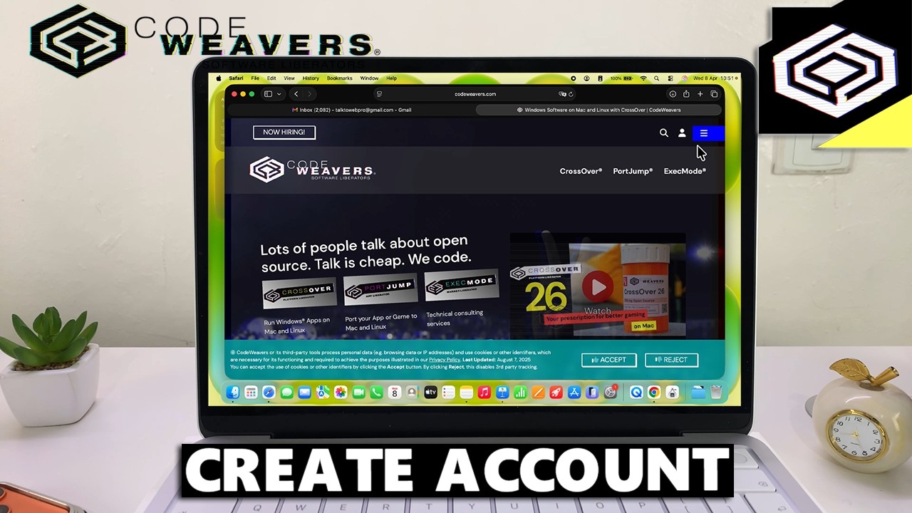 How To Create Codeweavers (Crossover) Account - YouTube
