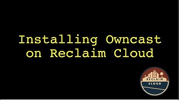 Installing Owncast on Reclaim Cloud