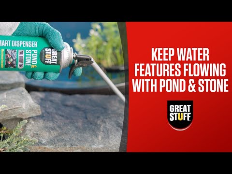 Filling Gaps on Damp & Dry Surfaces: Great Stuff™ Pond & Stone with Smart Dispenser™
