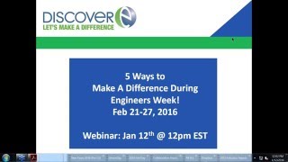 5 Ways to Make a Difference During Engineers Week 2016