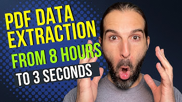 Extract Data from PDF files in SECONDS