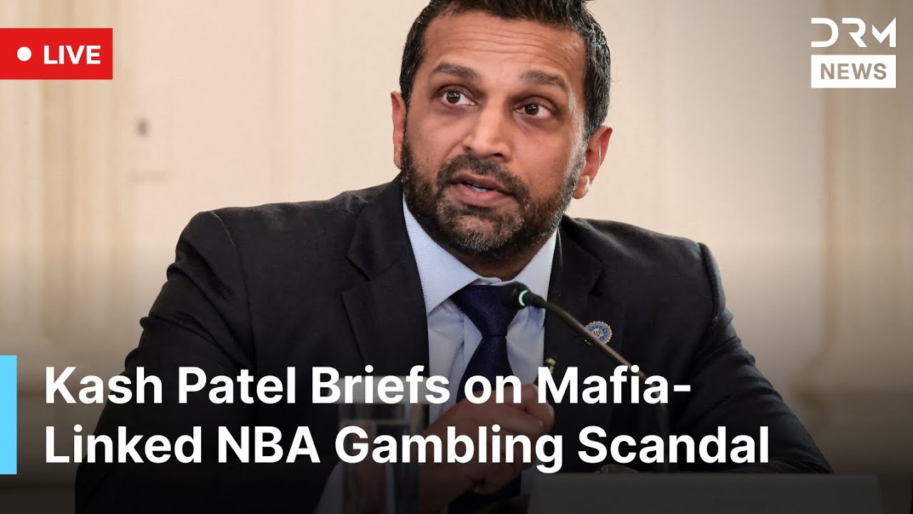 LIVE: FBI Director Kash Patel Holds Press Conference on NBA Illegal Gambling Arrests | AC1G