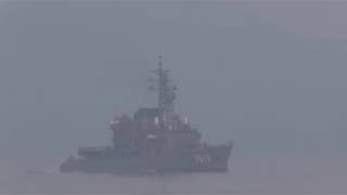 M180314A 海上自衛隊呉基地 一般幹部候補生過程外洋練習航海 帰港①