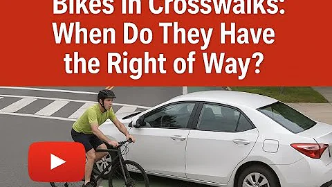 Do bikes have the right of way in a crosswalk or not? The question confuses drivers and cyclists.