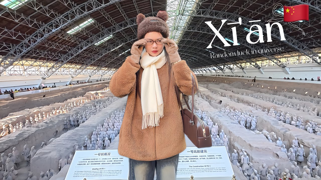 Walk in Xī'ān.🇨🇳แค่อยากไปเห็นด้วยตาตัวเองอะ/คลิปติดมอมเพราะหนาวจนไม่เอาไรแล้ว!ห่อตัวเป็นด้วงทุกวัน~