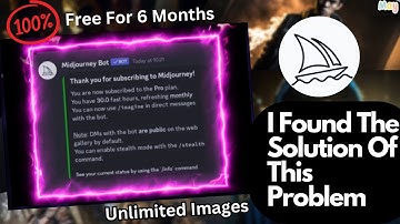 Midjourney Subscribe Problem Solved | Get Midjourney AI For Free Unlimited | Midjourney