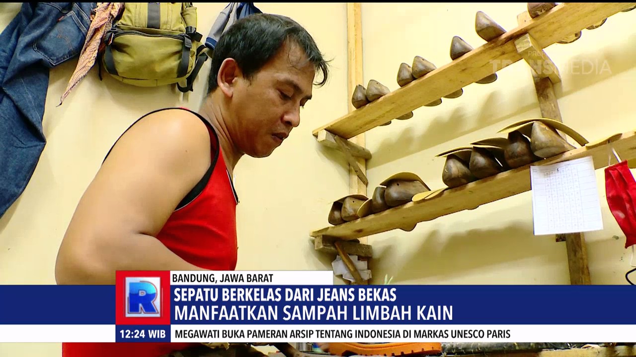  SEPATU  DARI  LIMBAH  JEANS BEKAS YouTube