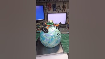 #Shorts #ショート #玉乗りロボット #ブラシレスモータ #ESP32 #電子工作