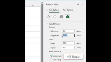 Opsi Sumbu Bagan MS Excel