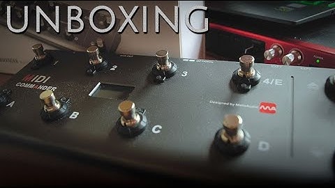 Unboxing - A MIDI Footswitch for BIAS FX? | ristridi
